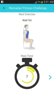 Ramadan Fitness Challenge android App screenshot 3